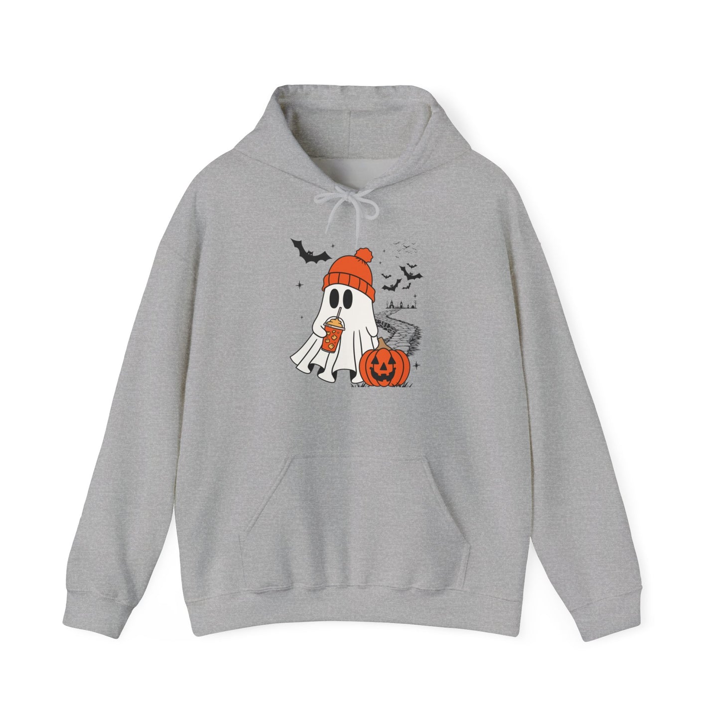 Unisex Cute Ghost Sweatshirt, Funny Spooky Sweatshirt, Women's Ghost Sweatshirt, Spooky Season, Halloween Party Shirt, Fall Ghost Shirt