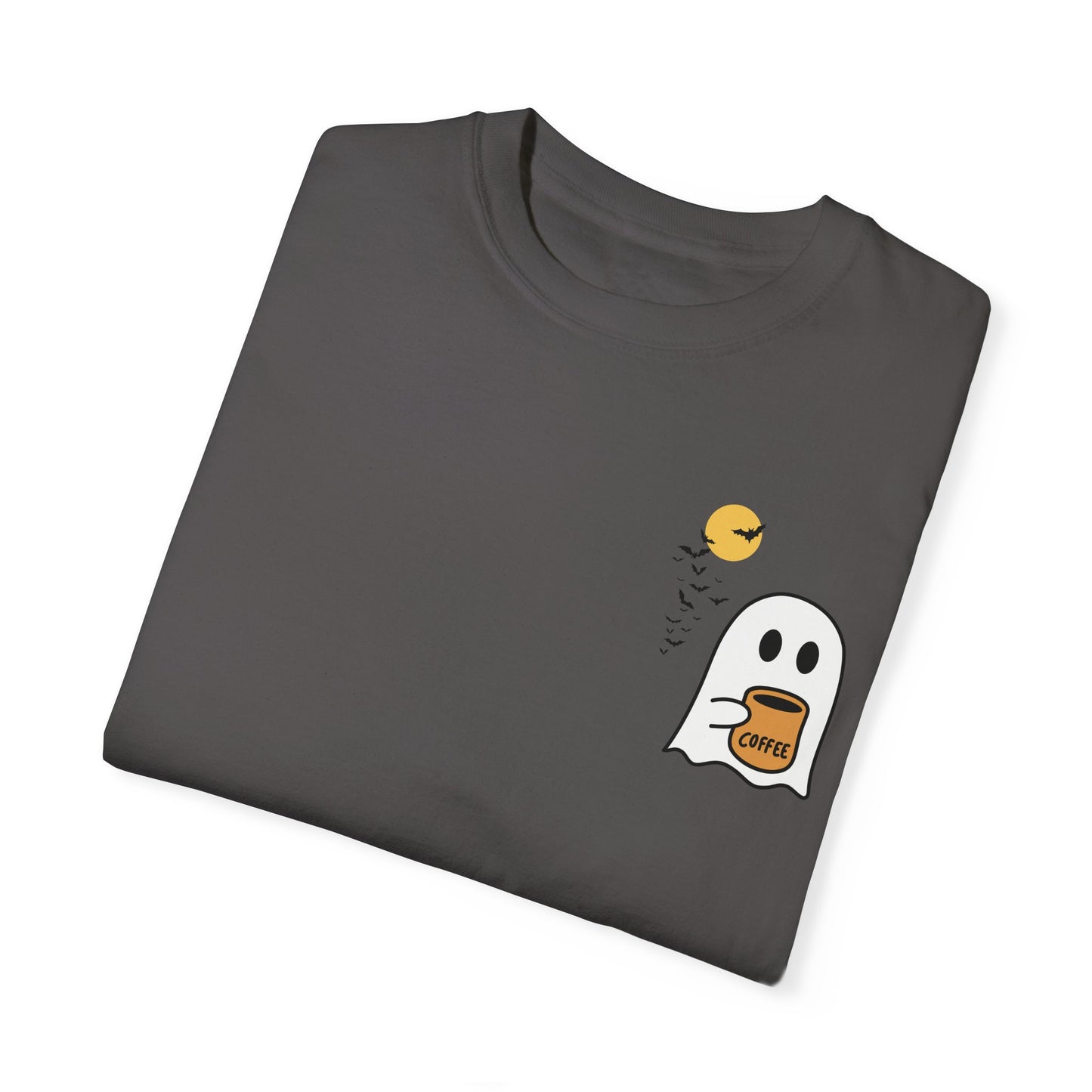 Unisex Comfort colors T-shirt Cute Spooky Coffee T-shirt