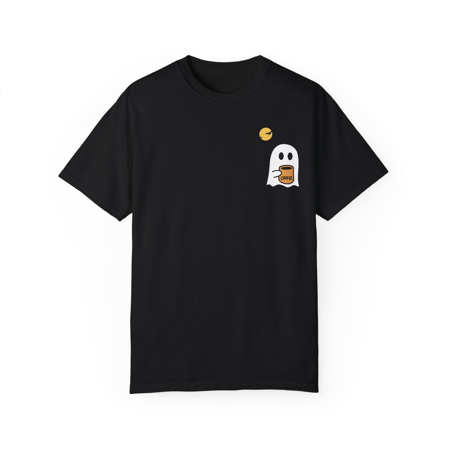 Unisex Comfort colors T-shirt Cute Spooky Coffee T-shirt