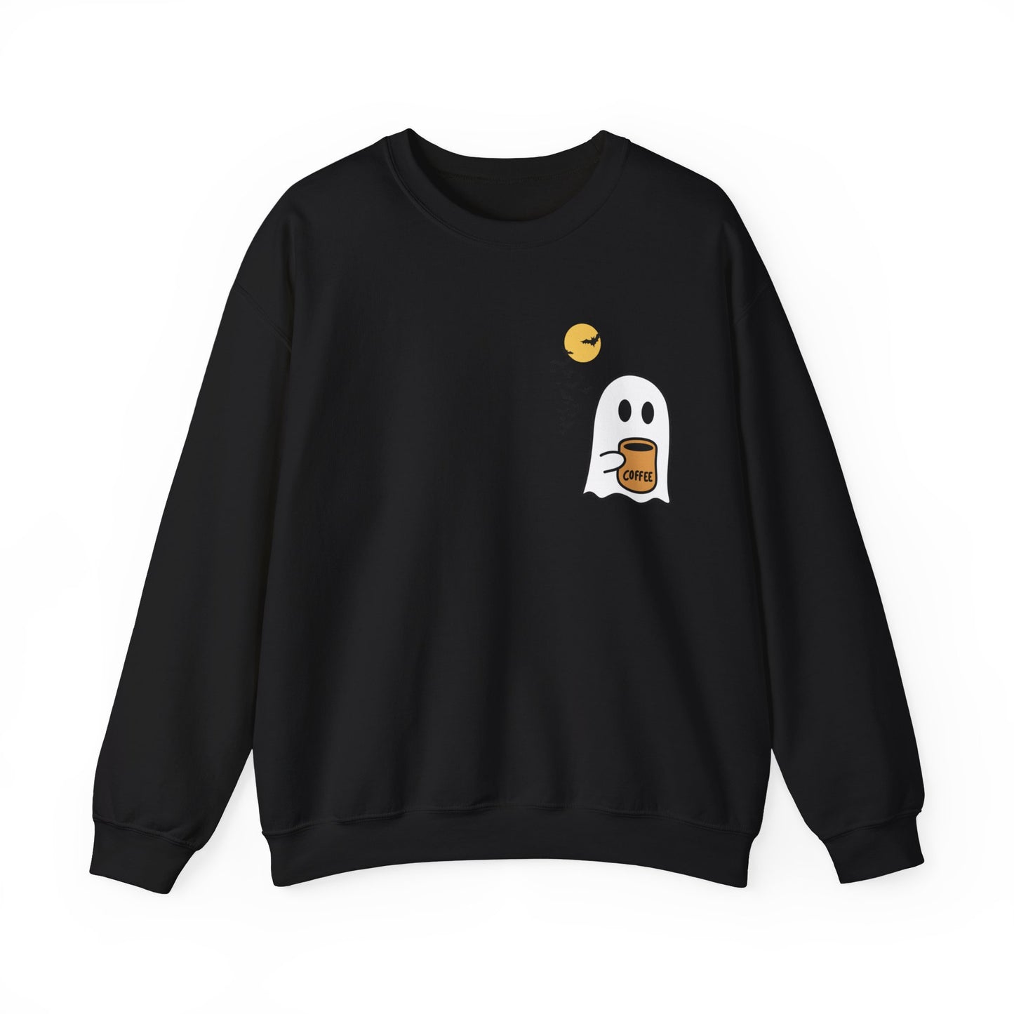 Unisex Cute Spooky Coffee Crewneck Sweatshirt Heavy Blend™