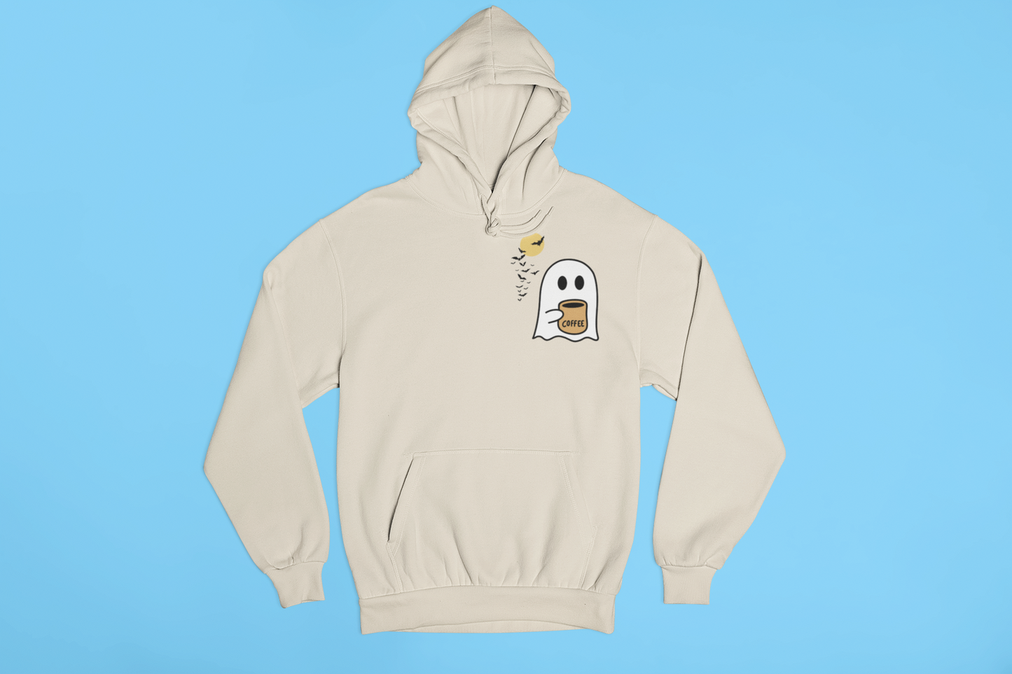 Unisex Cute Spooky Coffee Sweatshirt, Womens Ghost Sweatshirt, Spooky Season, Fall Coffee Lover Hoodie, Halloween Party Shirt, Fall Graphic Shirt