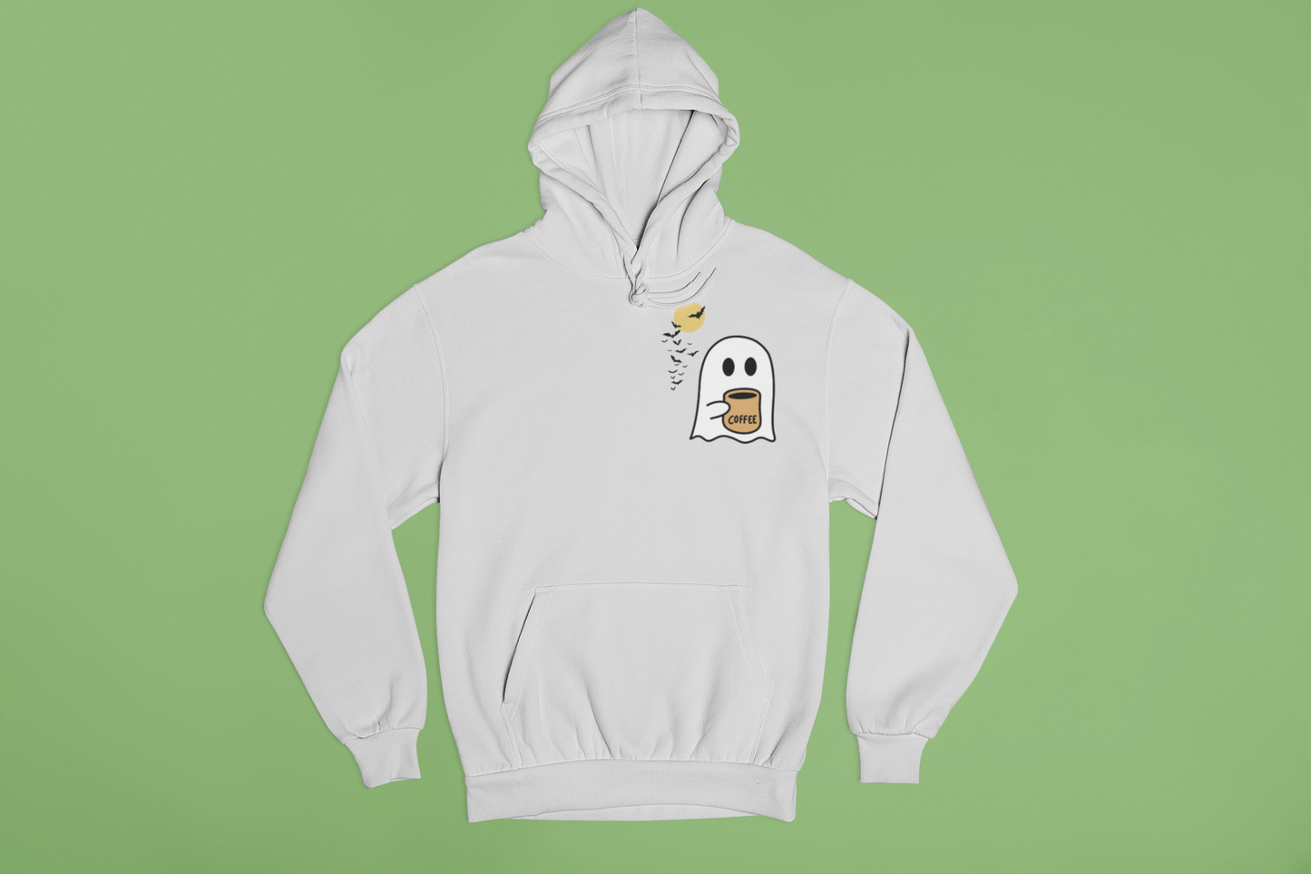 Unisex Cute Spooky Coffee Sweatshirt, Womens Ghost Sweatshirt, Spooky Season, Fall Coffee Lover Hoodie, Halloween Party Shirt, Fall Graphic Shirt