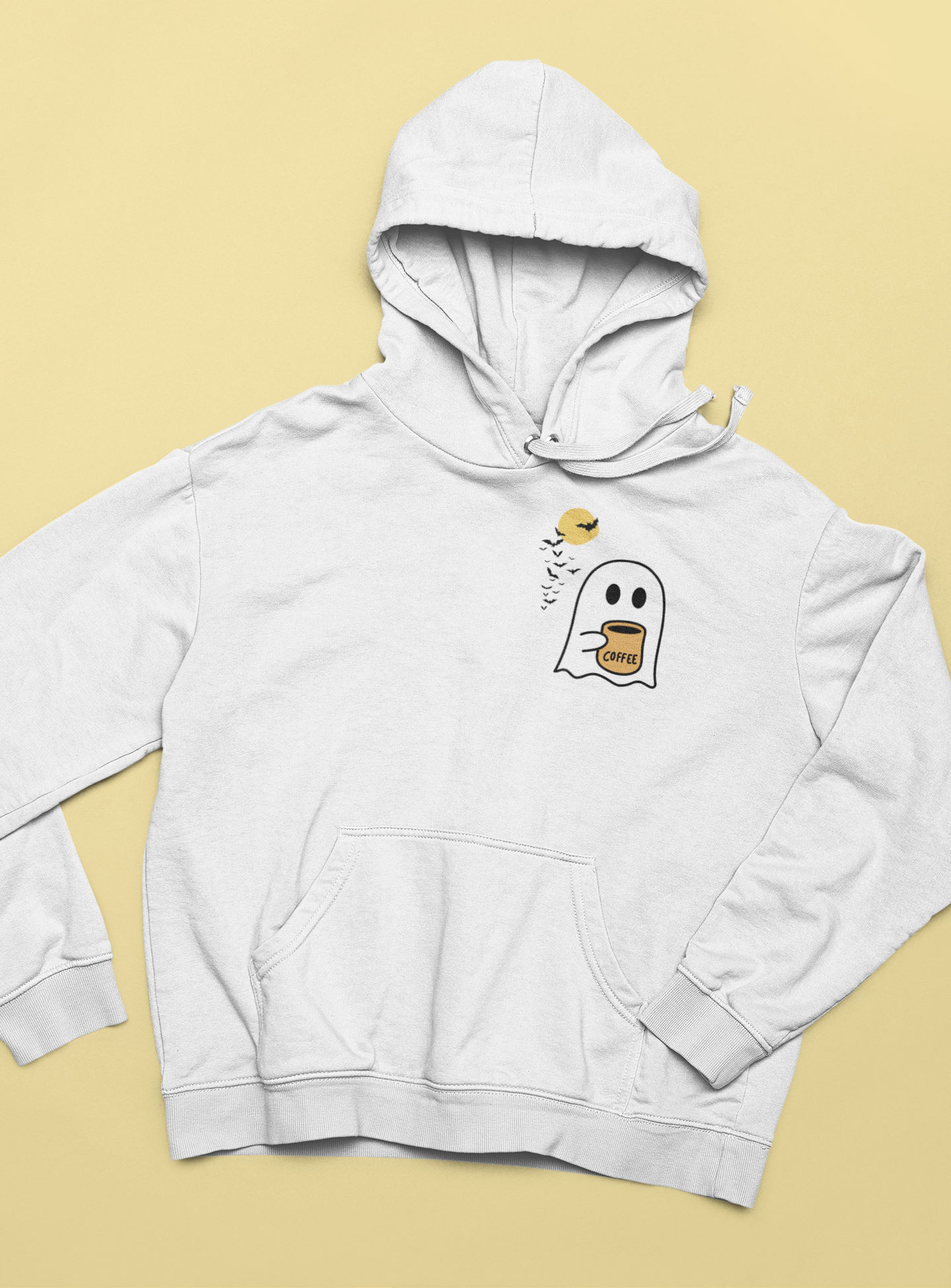 Unisex Cute Spooky Coffee Sweatshirt, Womens Ghost Sweatshirt, Spooky Season, Fall Coffee Lover Hoodie, Halloween Party Shirt, Fall Graphic Shirt