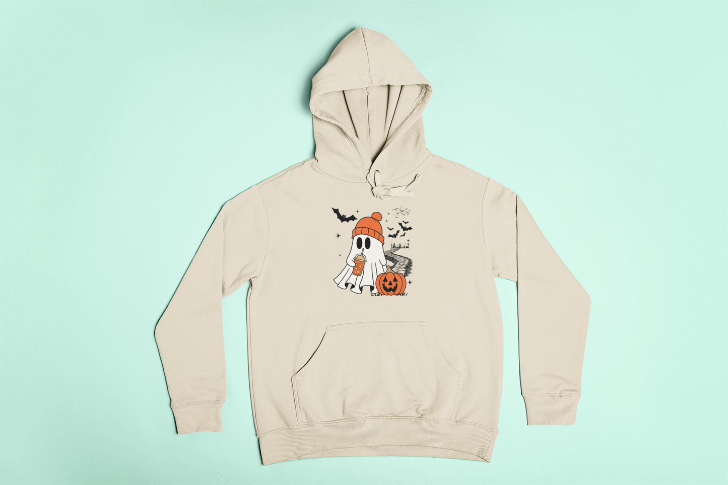 Unisex Cute Ghost Sweatshirt, Funny Spooky Sweatshirt, Women's Ghost Sweatshirt, Spooky Season, Halloween Party Shirt, Fall Ghost Shirt